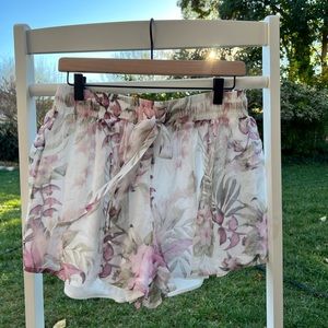 Pretty Floral Spring Shorts